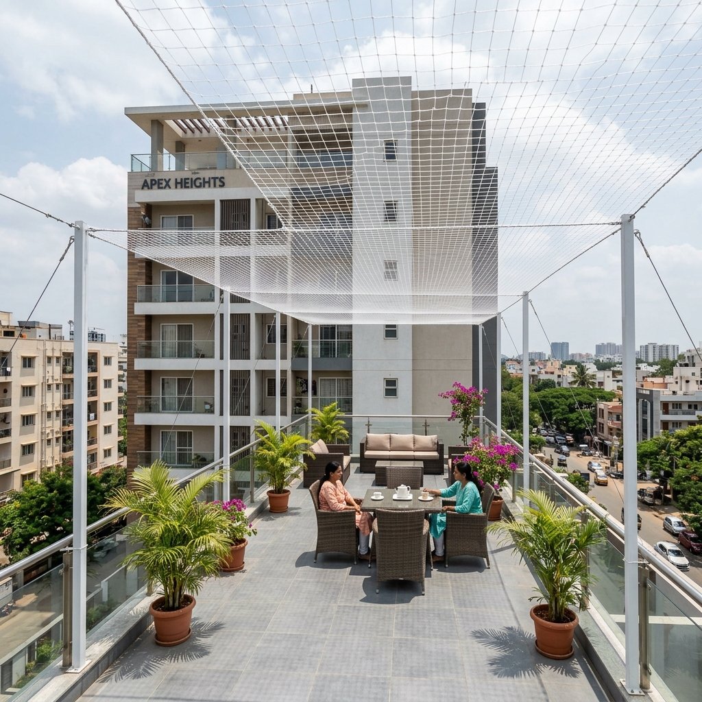 Terrace Safety Nets Vizag